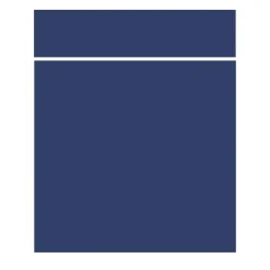 Façade Otta stratifié bleu nuit 16x713x600mm 1tiroir 1 porte