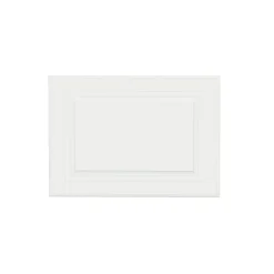 Façade Liath MDF revêtu PVC blanc 428x600mm pleine