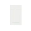 Façade Liath MDF revêtu PVC blanc 713x400mm 1 tiroir 1 porte