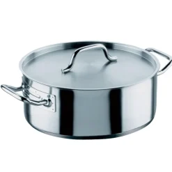 Faitout induction en inox avec couvercle 60 cm 70 L
