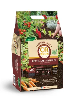 Fertilisant granulés toutes plantations OR BRUN