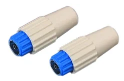 2 fiches coaxiales OPTEX femelle 9.52mm