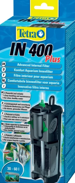 Filtre interne tetra In 400+ pour aquarium de 30 à 60L