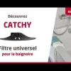 Filtre universel Catchy baignoire/douche/lavabo/évier blanc