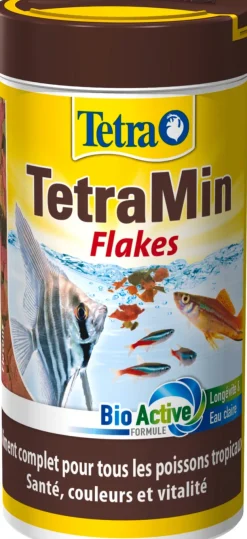 Flocons pour poissons tropicaux TetraMin 250ml