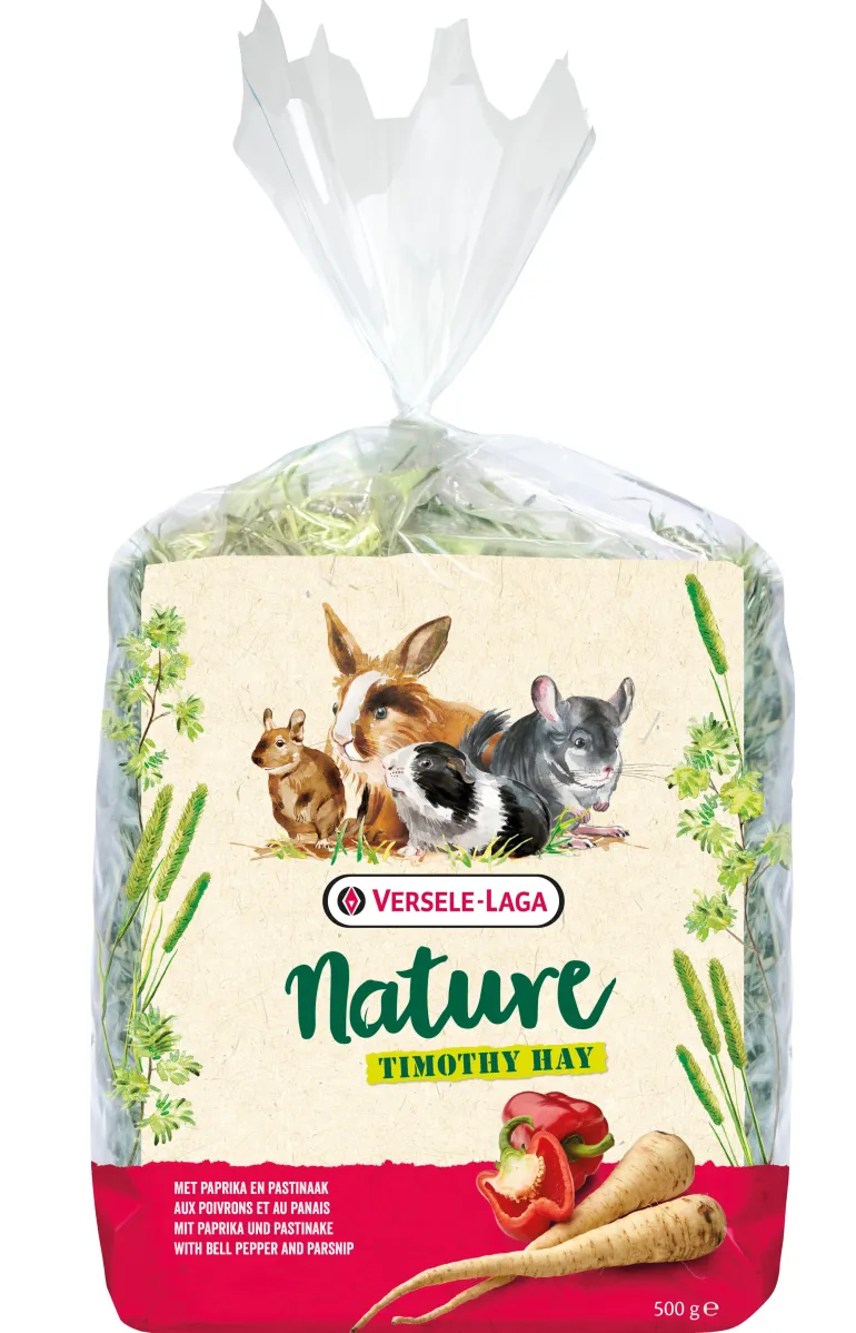 Foin Timothy Hay poivron et panais 500 g NATURE