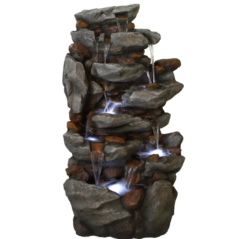 Fontaine Bonorva avec éclairage Led - L.69 x H.127 x l.51cm