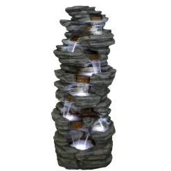 Fontaine Corte avec éclairage Led - L.87 x H.201 x l.70cm