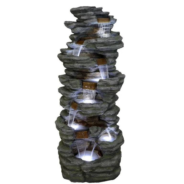 Fontaine Corte avec éclairage Led - L.87 x H.201 x l.70cm