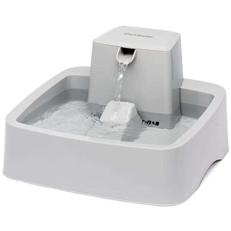 Fontaine Drinkwell en plastique sans BPA 3,7L gris