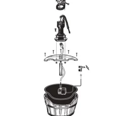 Fontaine Newcastle - H.72 x Ø60cm