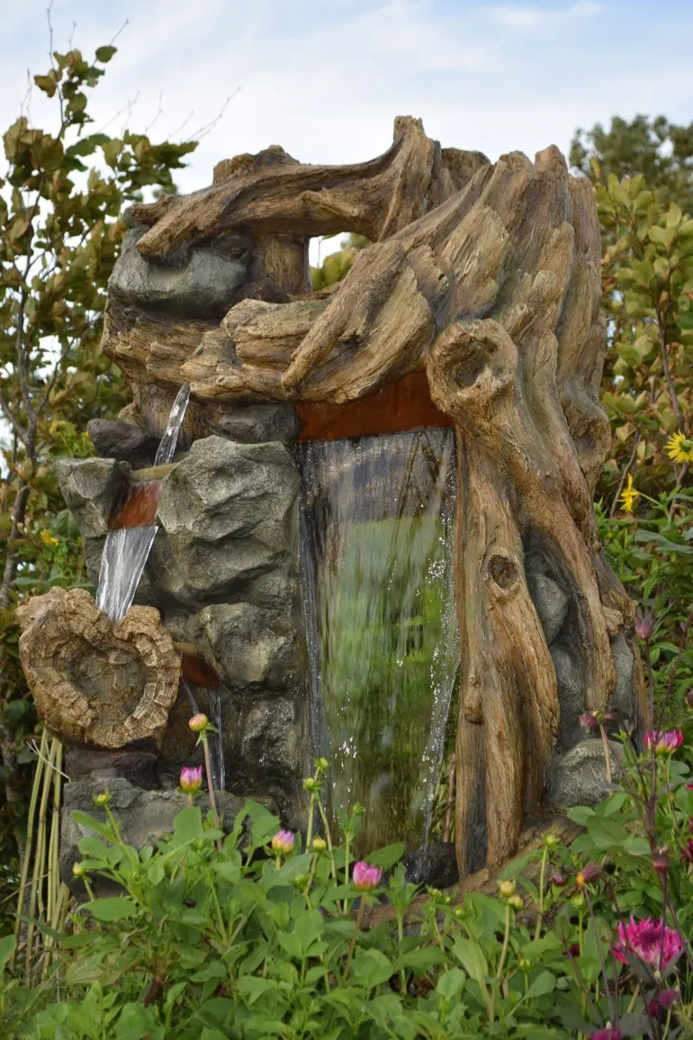 Fontaine Sartene avec éclairage Led - L.100 x H.180 x l.79cm