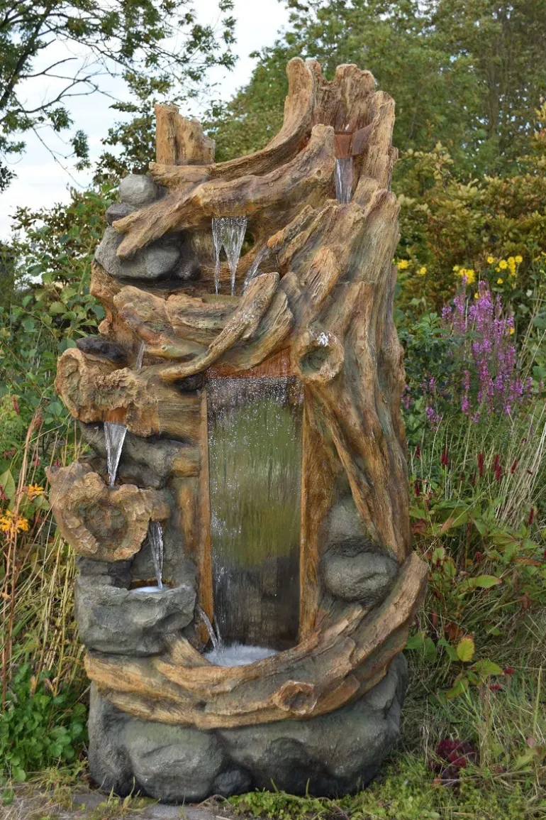 Fontaine Sartene avec éclairage Led - L.100 x H.180 x l.79cm