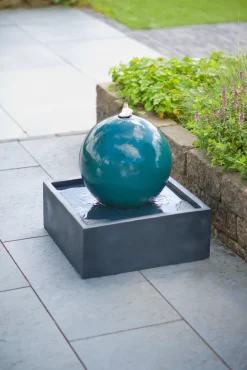 Fontaine Steni avec éclairage Led - L.50 x H.53 x l.50cm