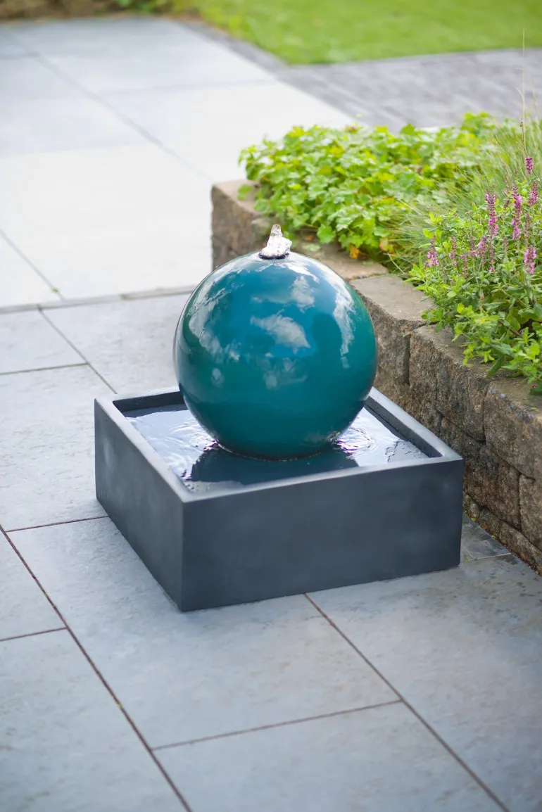 Fontaine Steni avec éclairage Led - L.50 x H.53 x l.50cm