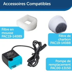 Fontaine Streamside en céramique 1,8L blanc