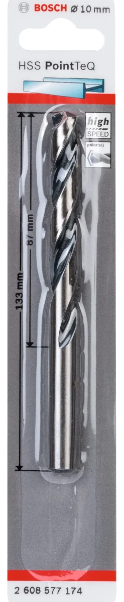 Foret hélicoïdal HSS PointTeQ 10 mm BOSCH