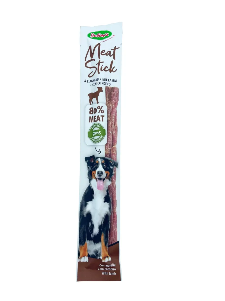 Friandise pour chien Meat stick à l'agneau 12g BUBIMEX