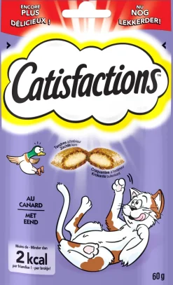Friandise pour chat/chaton au canard 60g CATISFACTIONS