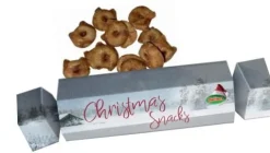 Friandise pour chat Cracker Noël poulet/ thon/ saumon 100g
