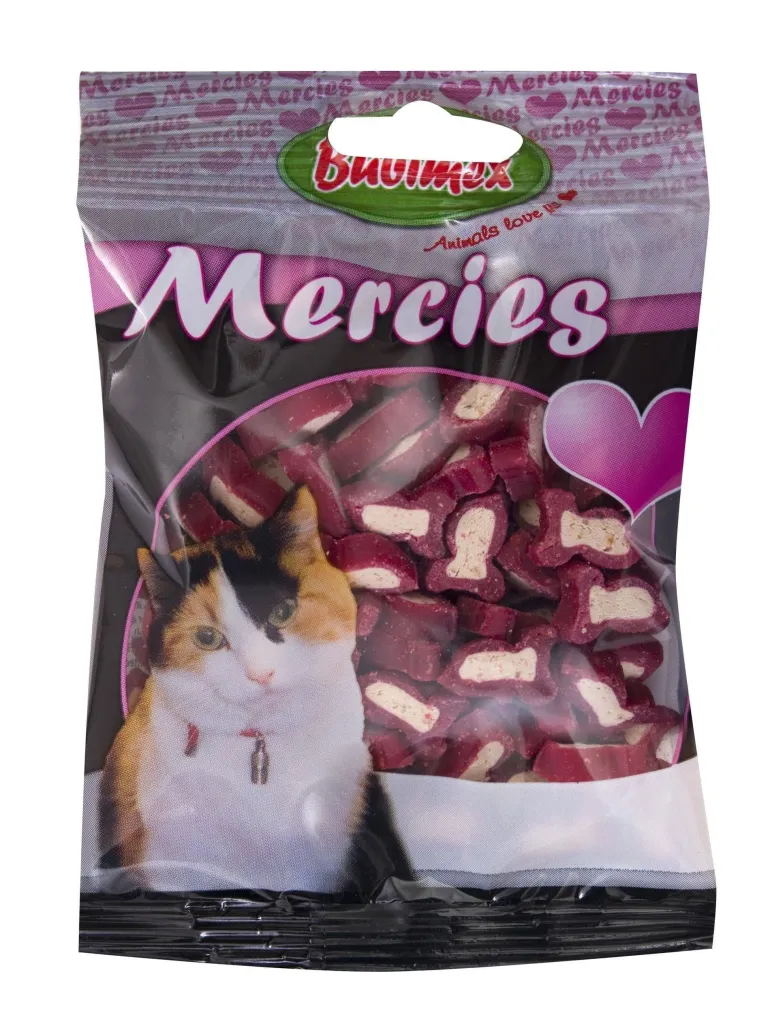 Friandise pour chat Mercies au saumon 100g BUBIMEX