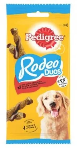 Friandise pour chien Rodéo duos bœuf/fromage (x7) PEDIGREE