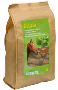 Friandises Delizia pour chevaux 1kg pomme