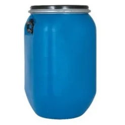 Fût en plastique bleu 40 kg