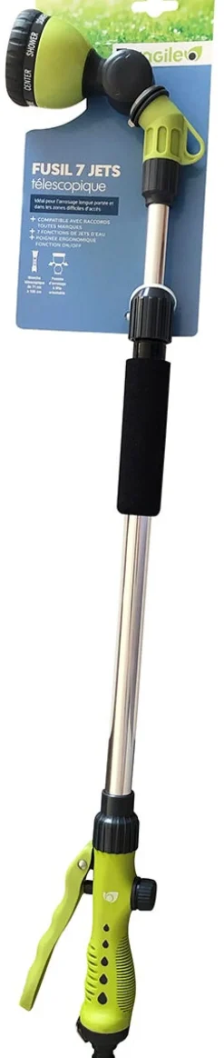 Fusil 7 jets tête orientable téléscopique 71/107cm TERAGILE