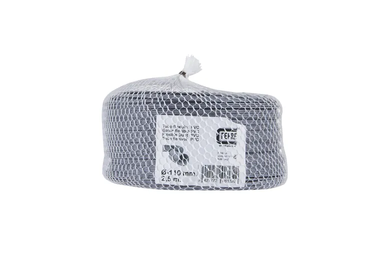 Gaine flexible en PVC gris Ø80mm x 5m