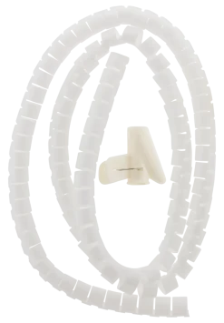 Gaine range-câble Ø20mm 1,5m blanc ZENITECH