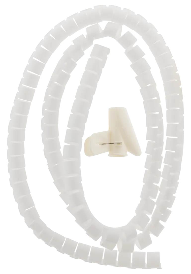 Gaine range-câble Ø20mm 1,5m blanc ZENITECH