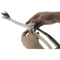 Gaine range-câble Ø20mm 1,5m blanc ZENITECH