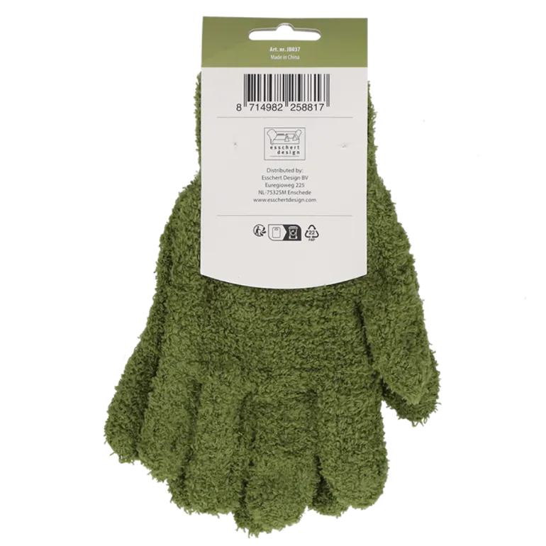 Gants antipoussière verts Taille unique
