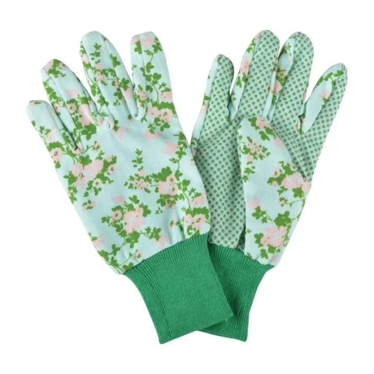 Gants de jardin motif roses - Vendu à la paire