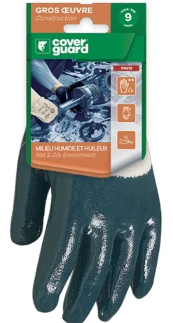 Gants de protection manutention générale et lourde T.10