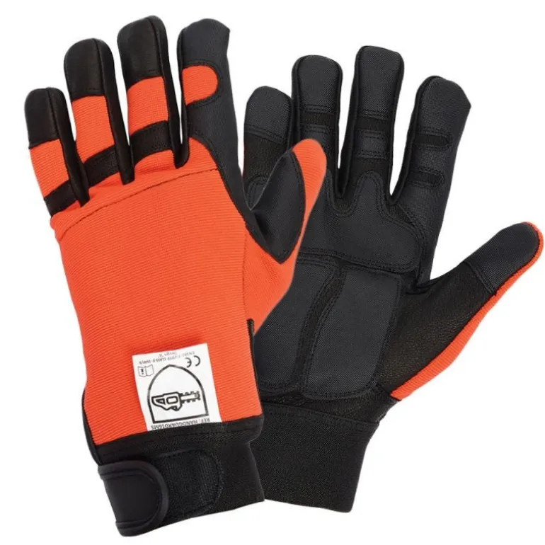 Gants pour tronçonneuse classe 0 protection main gauche