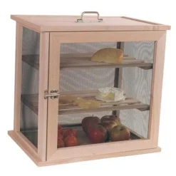 Garde-manger en bois de hêtre 40 x 44 x 30 cm MASY