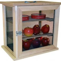 Garde-manger en bois de hêtre 52 x 37 x 47 cm MASY