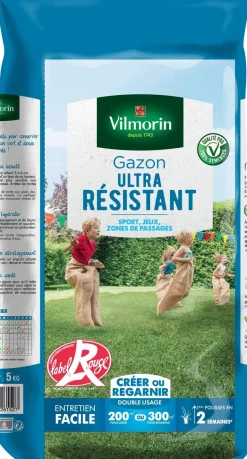 Gazon ultra résistant 5 kg VILMORIN