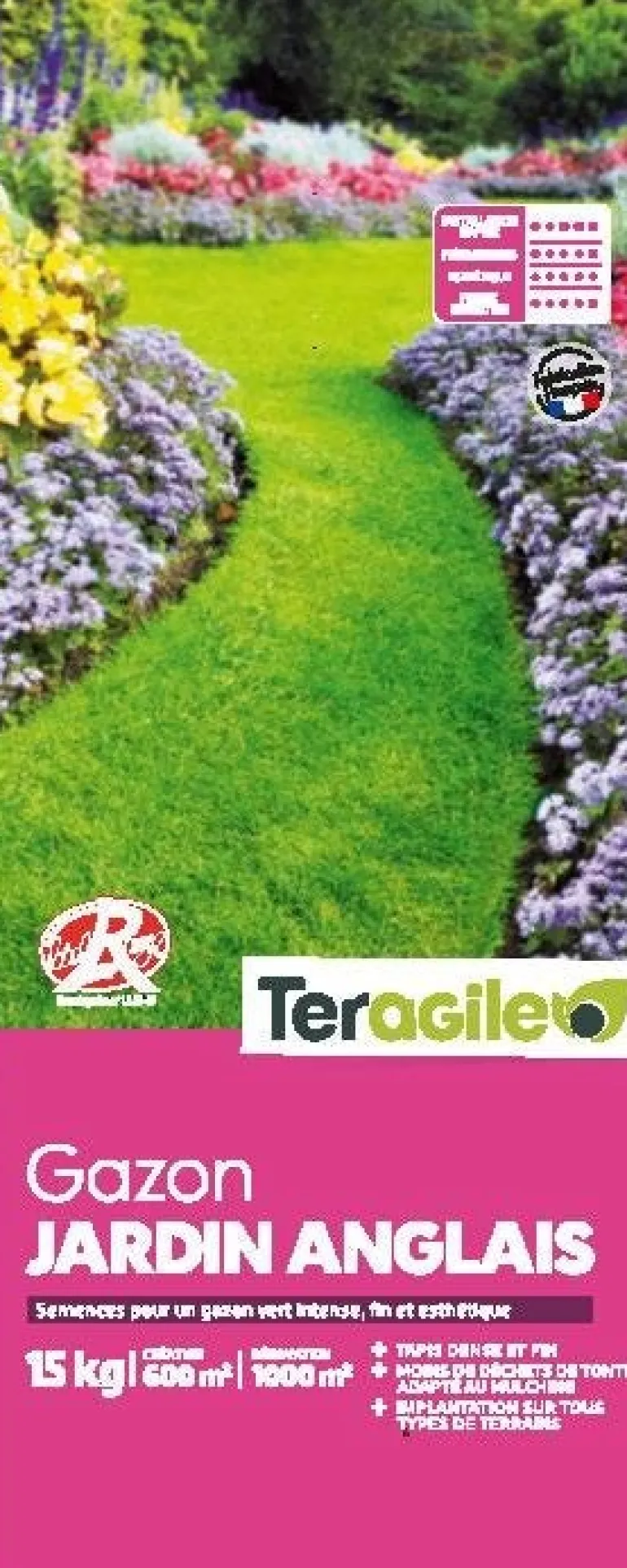 Gazon jardin anglais 15kg TERAGILE