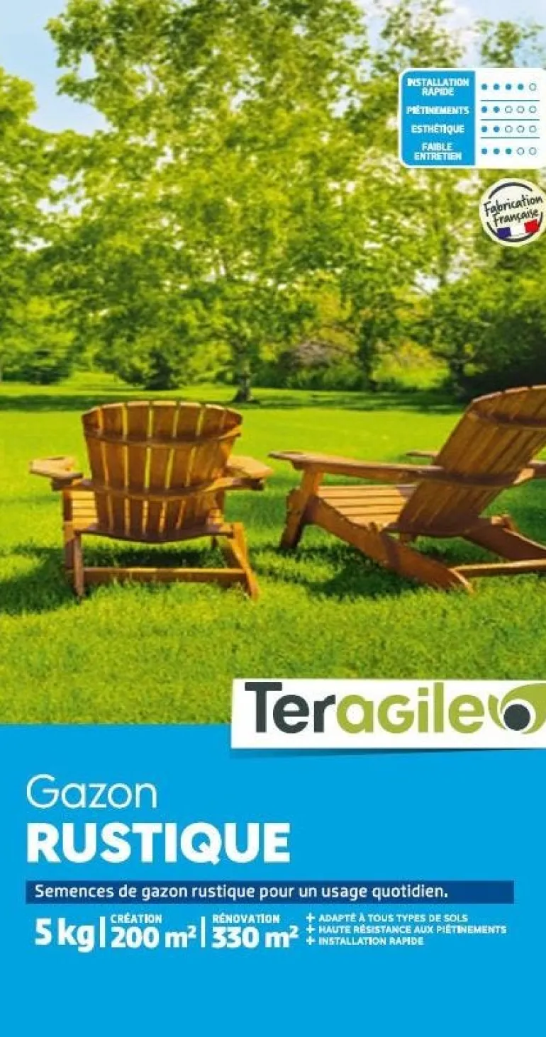 Gazon rustique 5kg TERAGILE