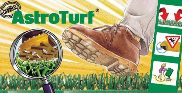 Gazon synthétique Astroturf vert 0,91x17m - Vendu au ml