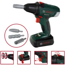 Grand set de bricolage Bosch avec visseuse et casque