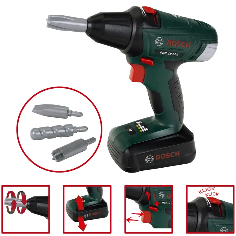 Grand set de bricolage Bosch avec visseuse et casque