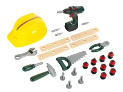 Grand set de bricolage Bosch avec visseuse et casque