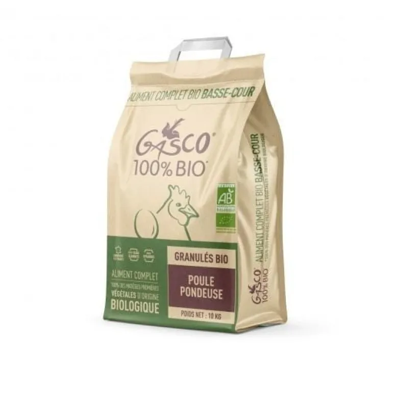 Granulés bio pour poules pondeuses 10 kg