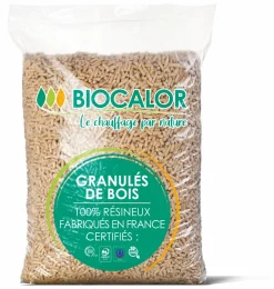 Granulés de bois pellets 100% résineux sac de 15kg
