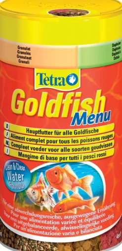 Granulés pour poissons rouges GoldFish Menu 250ml