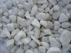 Gravier blanc snow white 8/20 sac 25 kg